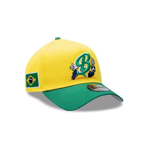 Brasil Soccer Cartoon 9FORTY A-Frame Snapback