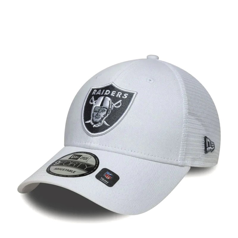 NFL Las Vegas Raiders White Mesh Baseball Cap 9FORTY