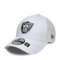 NFL Las Vegas Raiders White Mesh Baseball Cap 9FORTY