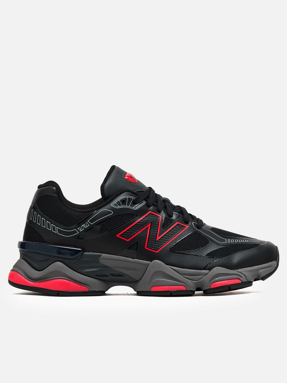 9060Z Caballero Negro / Rojo