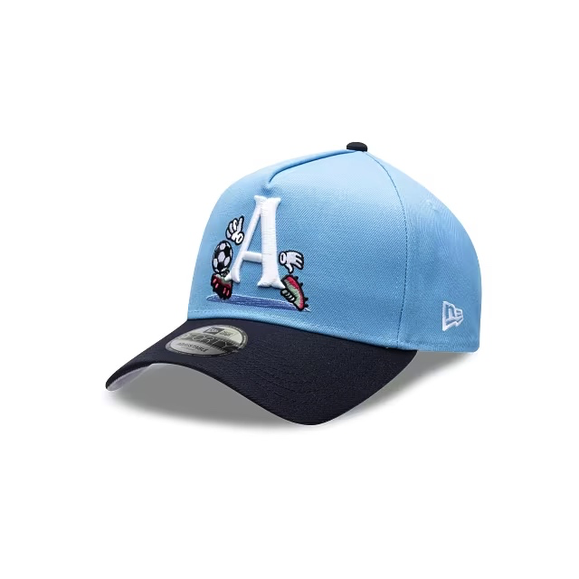 Argentina Soccer Cartoon 9FORTY A-Frame Snapback