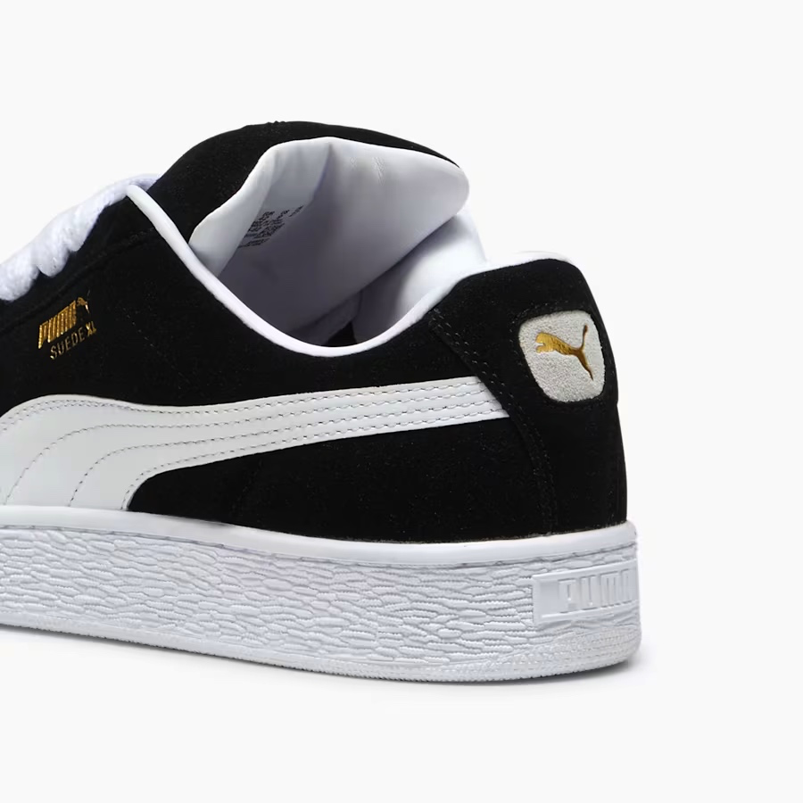 Suede XL Negro Blanco Dama
