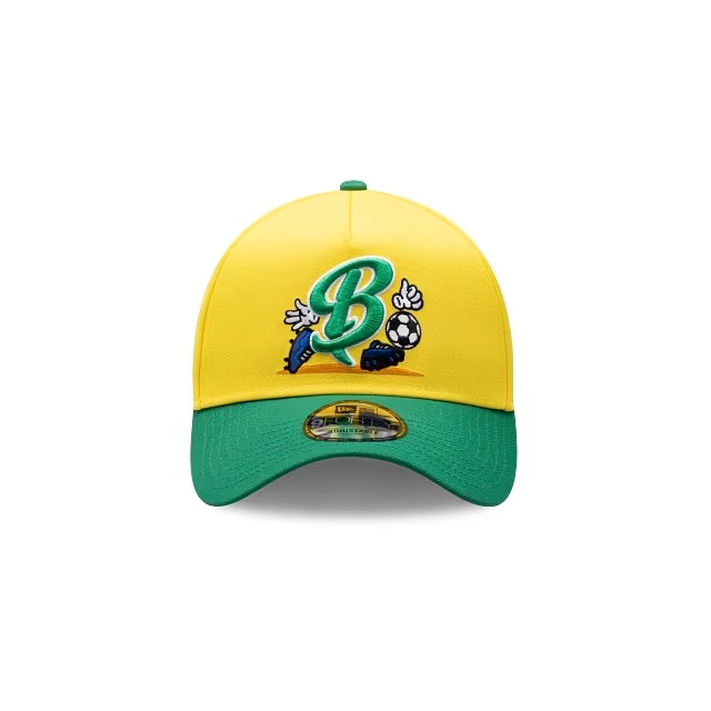 Brasil Soccer Cartoon 9FORTY A-Frame Snapback