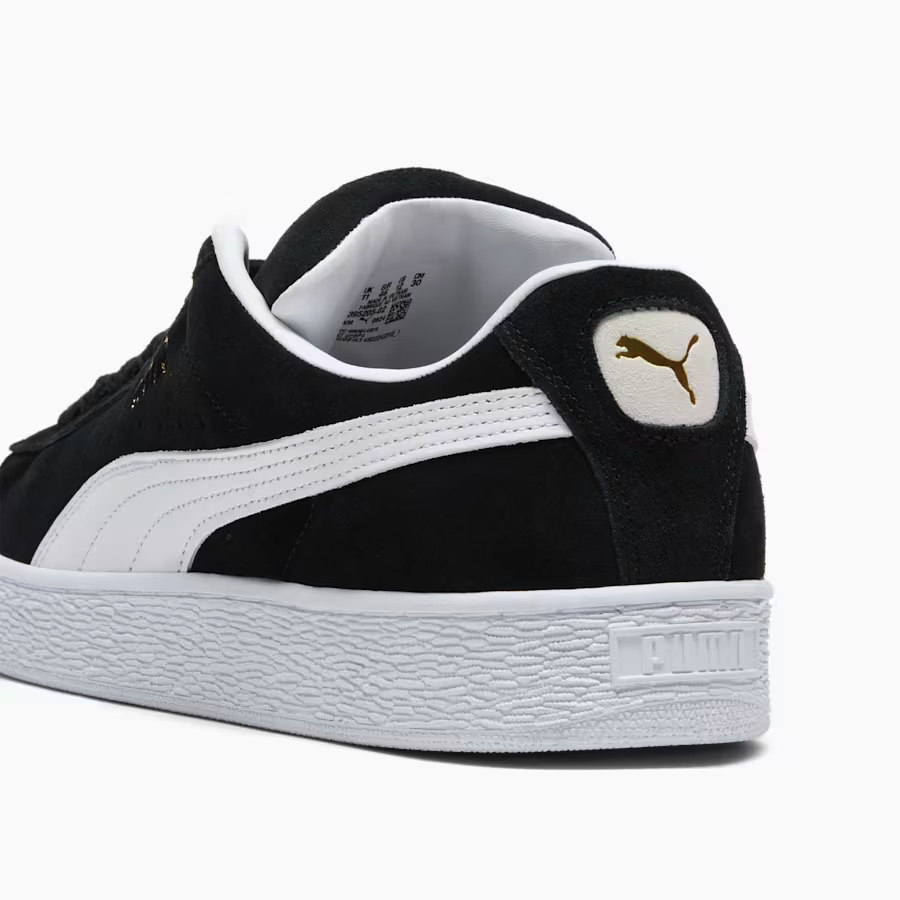 Suede XL Negro Blanco Caballero