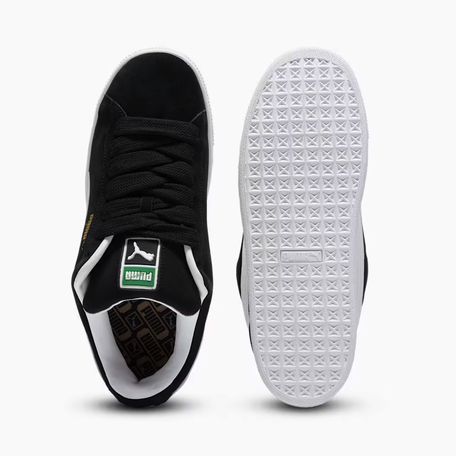 Suede XL Negro Blanco Caballero
