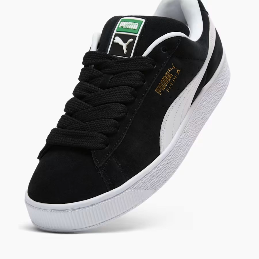 Suede XL Negro Blanco Caballero